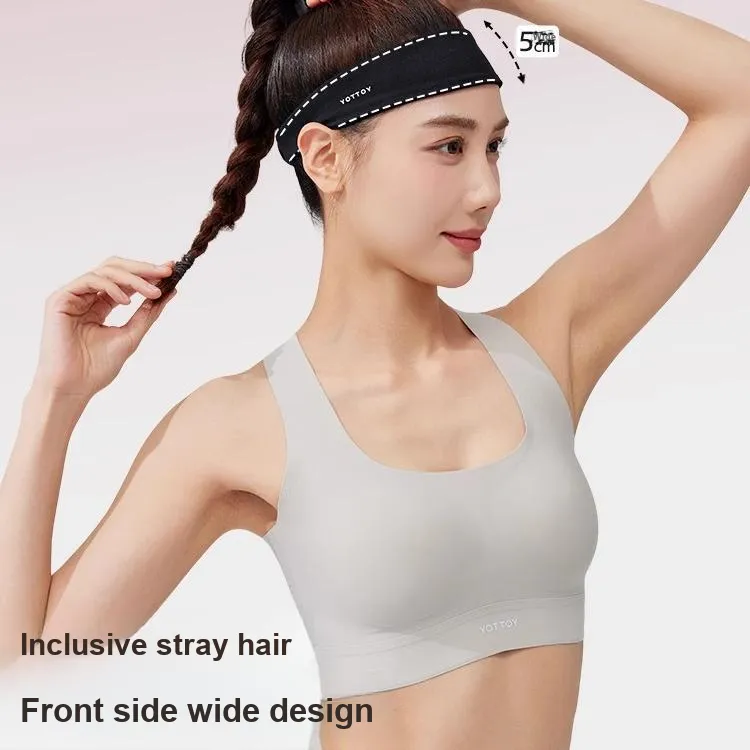 YOTTOY Sweatband, Hair Band Elastic Moisture Absorption, Sweat Channeling Fitness Yoga Running Jump Rope Dancing Unisex-4