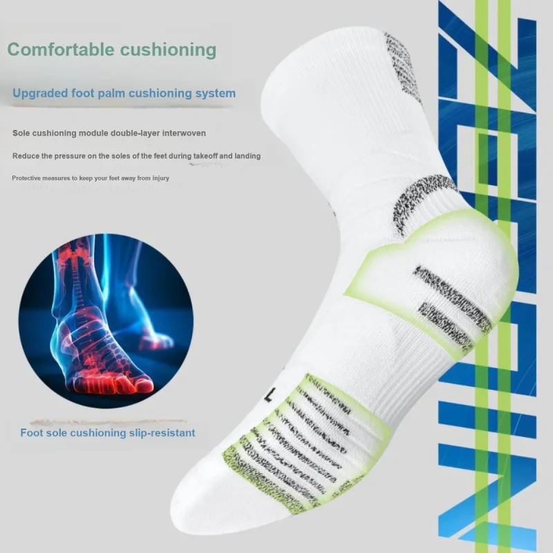 ZEROIN Basketball Socks Men's 3 Pack-2