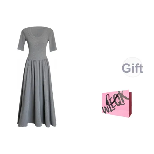 CTRTRC Короткий рукав Платье Женское