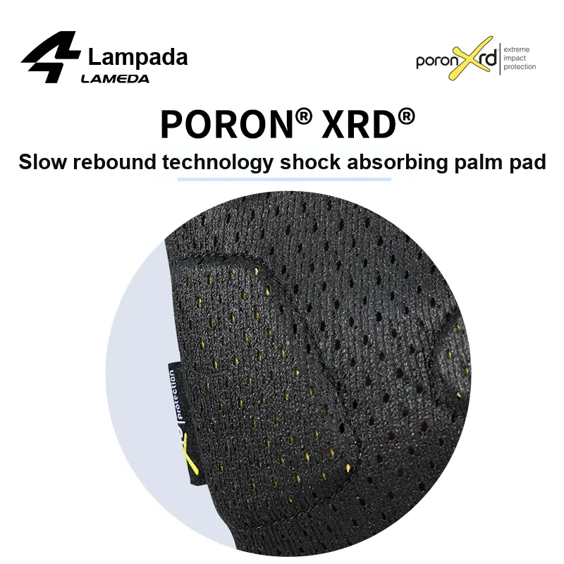 LAMBDA Cycling Gear Glove Outdoor Unisex PU Polyester Elastane-8
