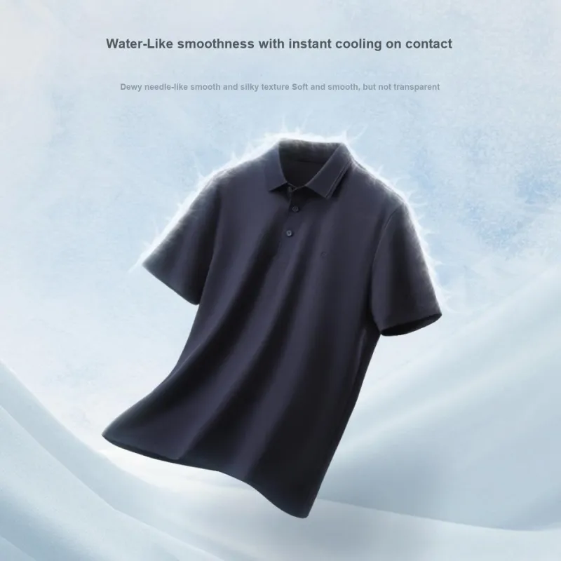 GOLDLION Spring Summer Polo Shirt Men's Multi Specification-6