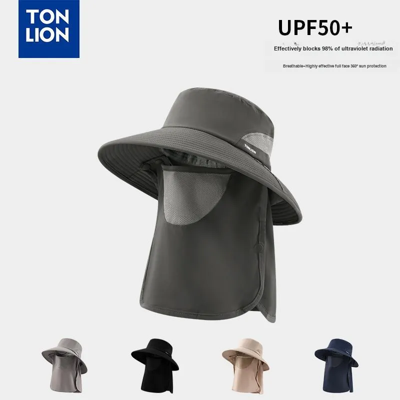 Tonlion Polyester Bucket Hats Unisex-2