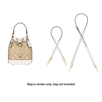Artificial Leather Crossbody Shoulder Strap Bag Strap Women's White