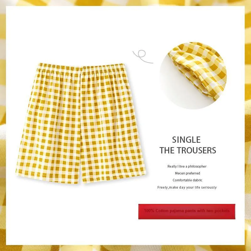 MADALLO Pajama Pants Women's Yellow-1