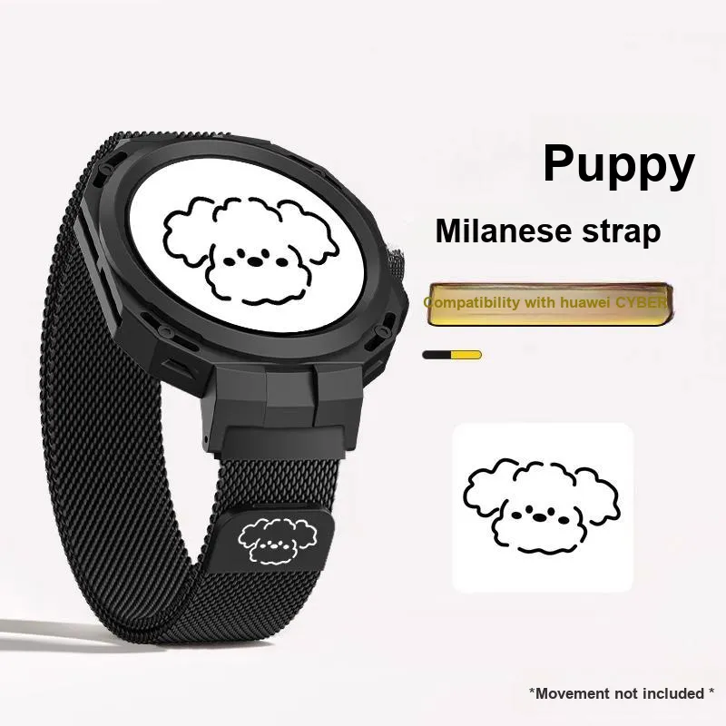 CHUANGYIDA Huawei Compatibility Watch Band 145~250mm Stainless Steel Material-1