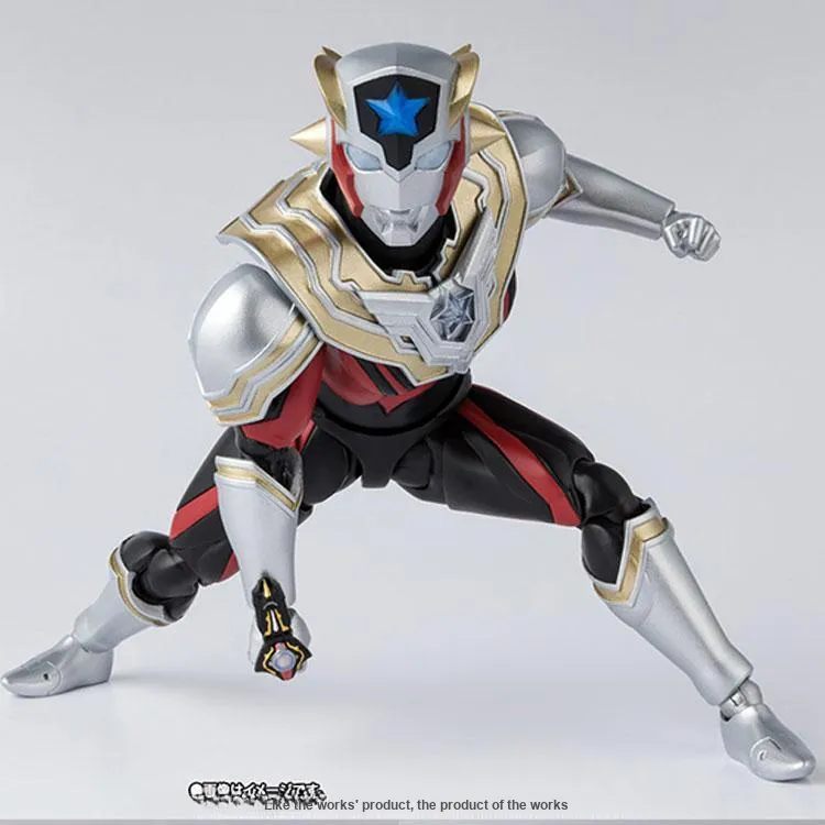 BANDAI Ultraman Taiga Limited SHF Titas Sage Of Strength U40 Muscle Poseable 15cm Scale Figures-2