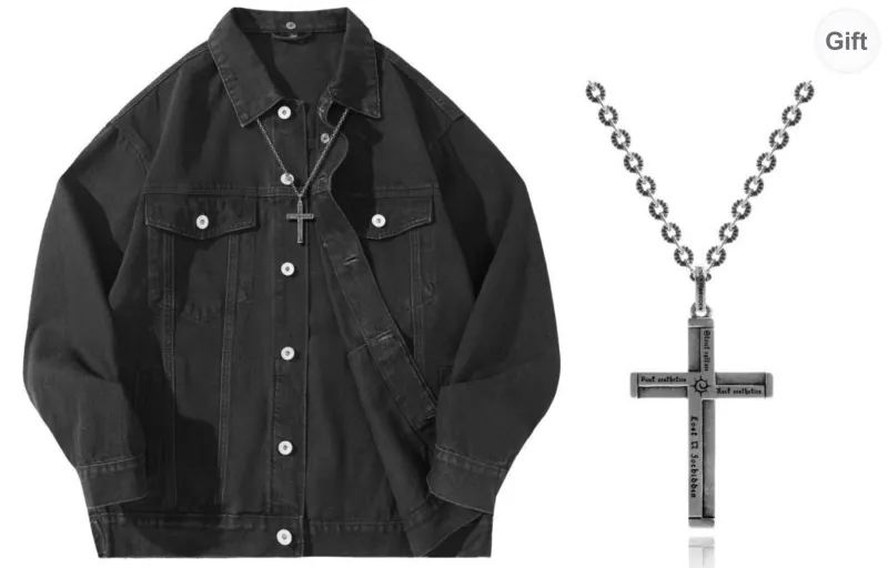 A.X.S.K x Lost N Forbidden Denim Jacket Unisex-0