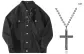 Black Gray (Comes with Gift Box Set Necklace)