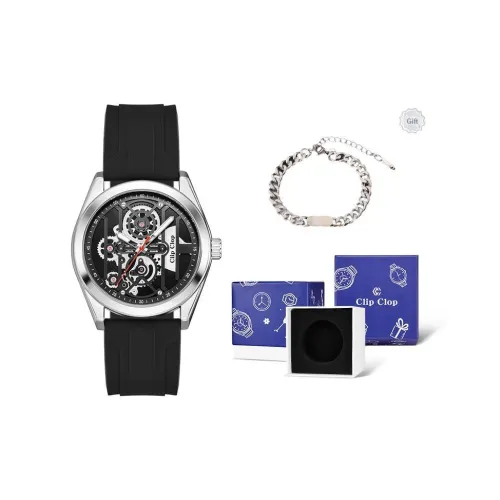 Clip Clop Кварцевый механизм Мужские часы 46мм*46мм*12мм Черный