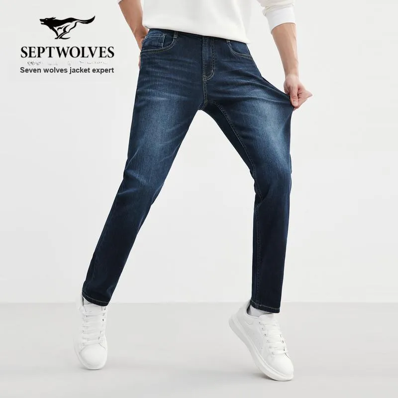 SEPTWOLVES Jeans Unisex Dark Blue-2