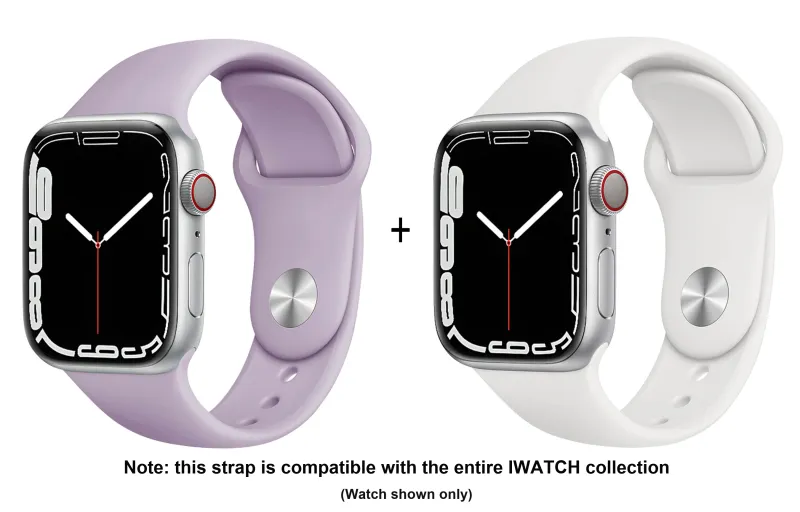 ZHISHENG Apple Compatibility Watch Band 38/40/41/42/44/45/49 All Silicone Material-10