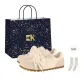 Beige (Shopping Bag-Comes with Socks)