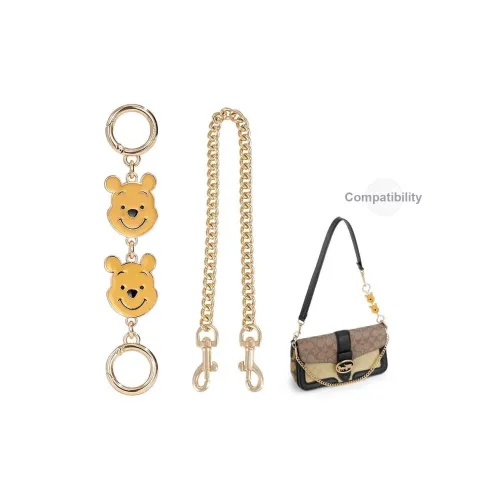 GUYI Alloy Metal Bag Strap Women's Gold Tone GUYI Сплав Металл Сумка Ремешок Женский Золотой Тон