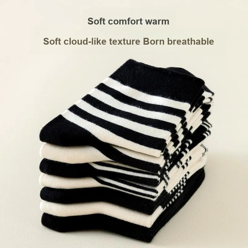 Lan Miao Mid Calf Socks Women's 7 Pack-9