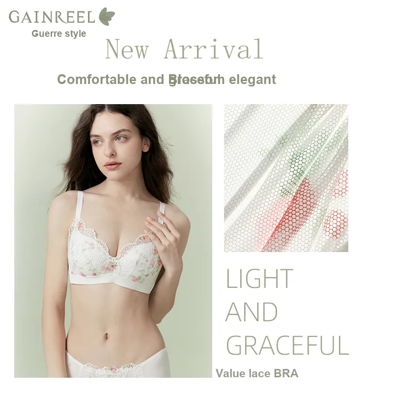 GAINREEL Bra Women's Cherry Blossom White-1