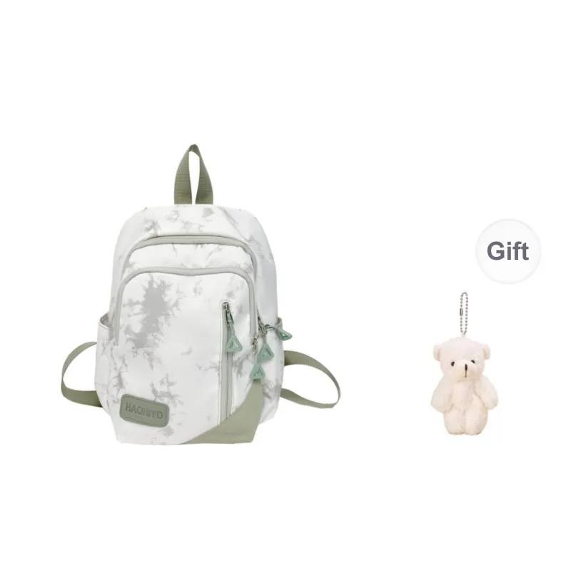 URBAN FOREST Nylon Backpack Women's Black/Green/Blue/Pink-6
