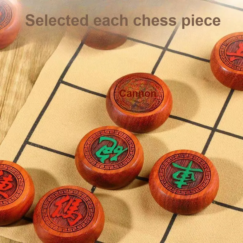 Lezhi By Me Real Large Size China Wooden Chess Set With Board Games-2
