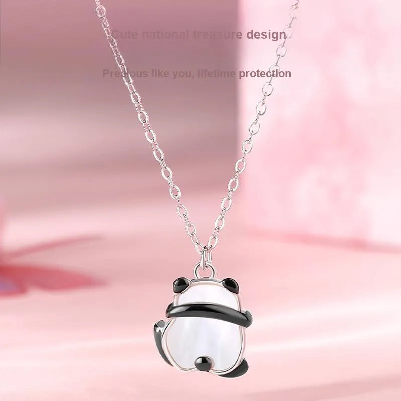 Hurry That Year S925 Silver, White Mother Of Pearl Necklaces Women's-1