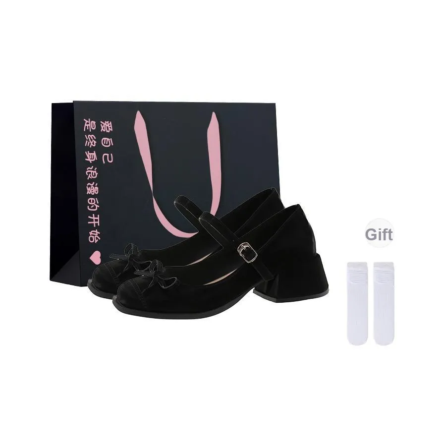 Boldi Kuki Грубый каблук Мэри Джейн Женские