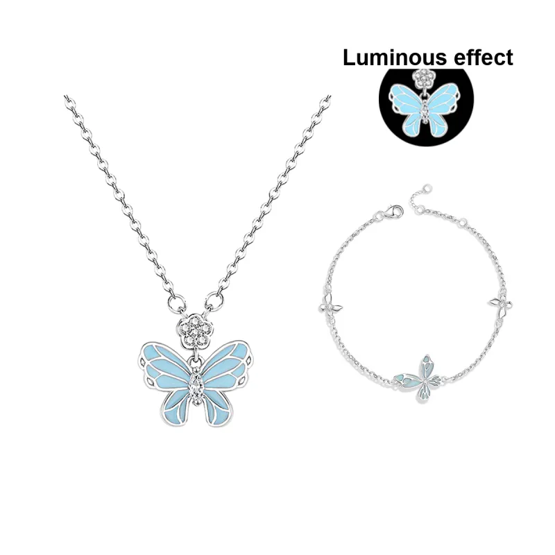 MAGICPOLE Sparkling Zircon Necklaces Women's Silver-0