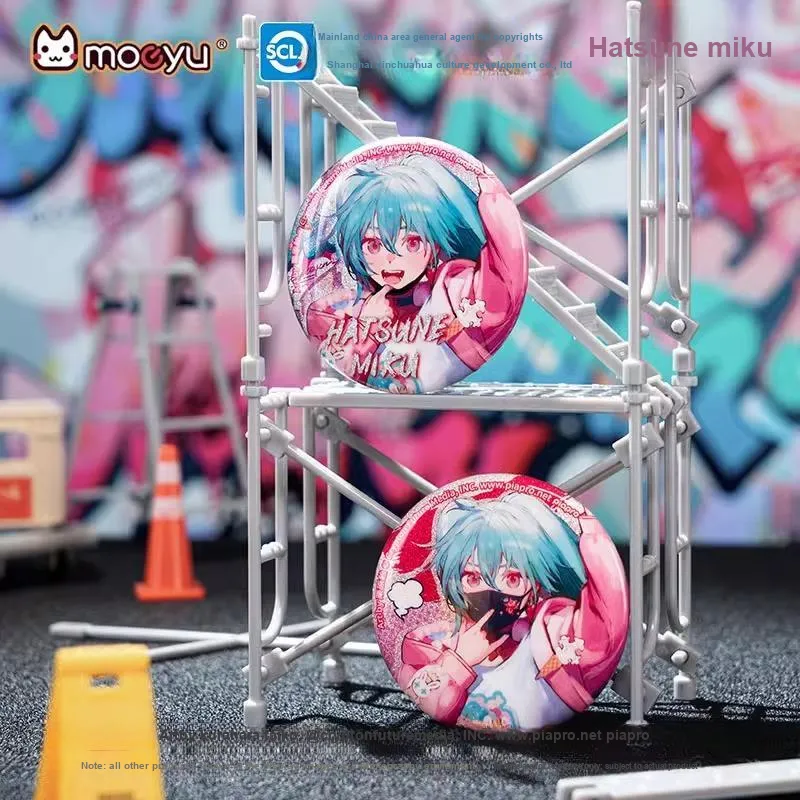 MOEYU Hatsune Miku Miku Commemoration Tinplate Badge Badges-10