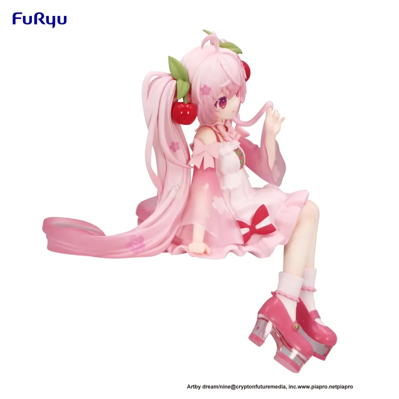 FURYU Hatsune Miku Bubble Pressed Surface Sakura Future 2025 Figure Bonus Gifts-3