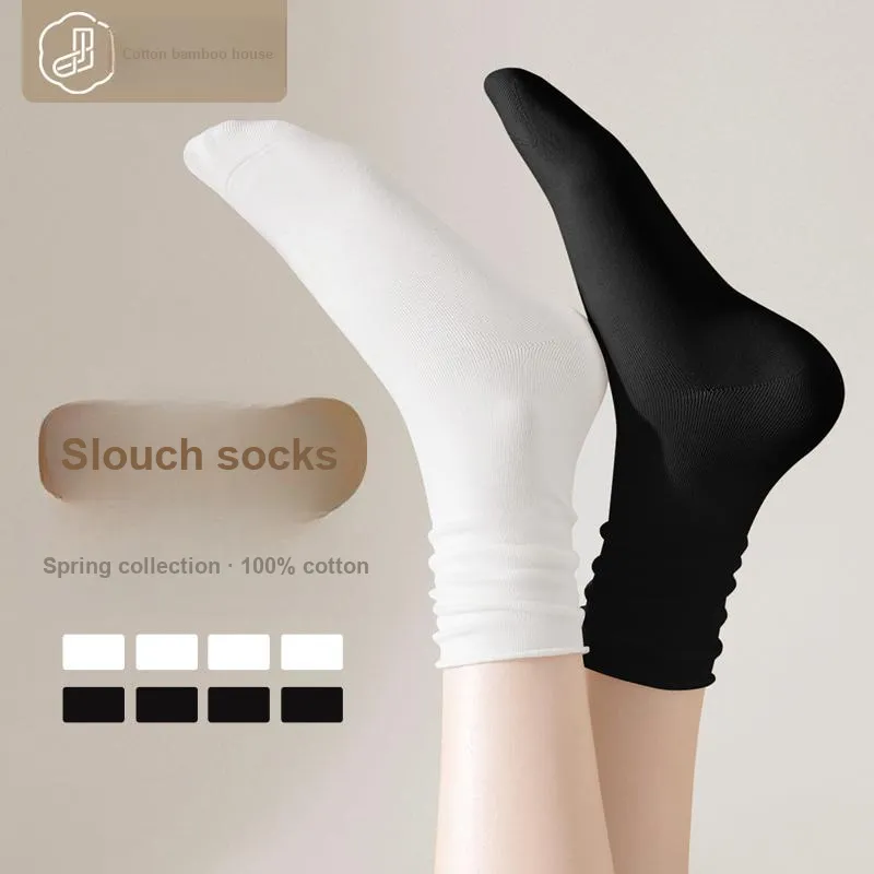 B&C.Room Mid Calf Socks Fall Winter Women's 5 Pack-26