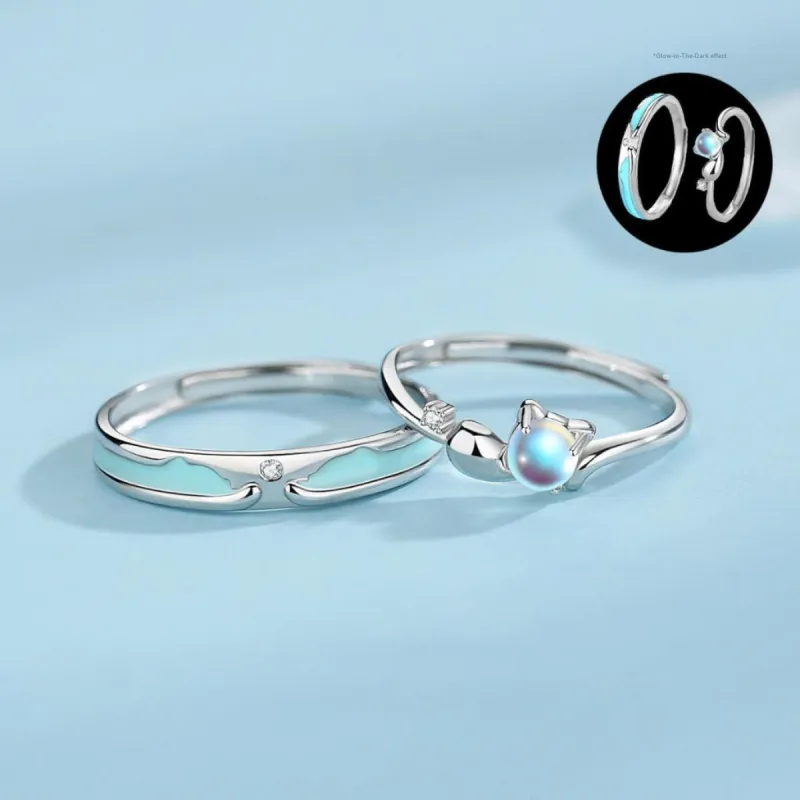 Suddenly Lucky S999 Fine Silver Rings Unisex-4