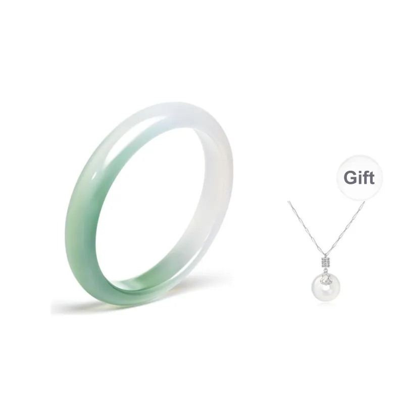 STYLEJING Chalcedony Jade Bangles Women's-2
