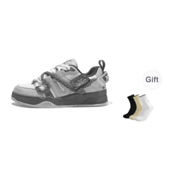 Vxv Structure Shoelace Anti Slip And Wear Resistant Height Increasing Low Top Skateboard Shoes Unisex
