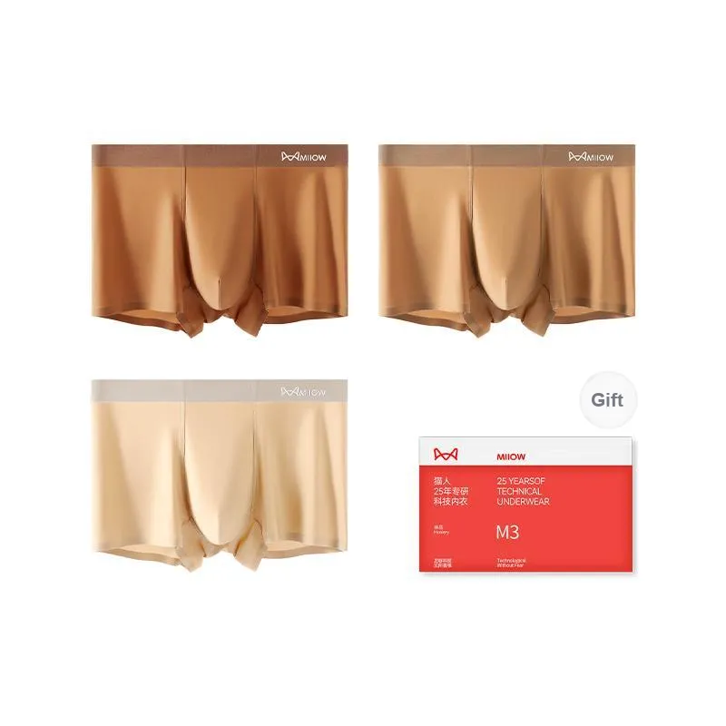 MIIOW Cool One Summer Series Underpants Men's Shopping Bag 3 Pack-7