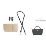 [Combination Set]Graphite Gray 95-124cm Crossbody Set+Upgraded Felt Liner