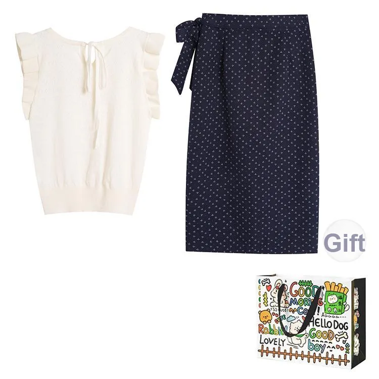 DEDY Two Piece Skirt Sets Women's-1