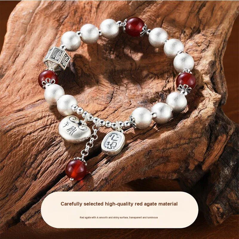Silver Arashi Sterling Silver Bracelet 999 Fine Silver Unisex-1