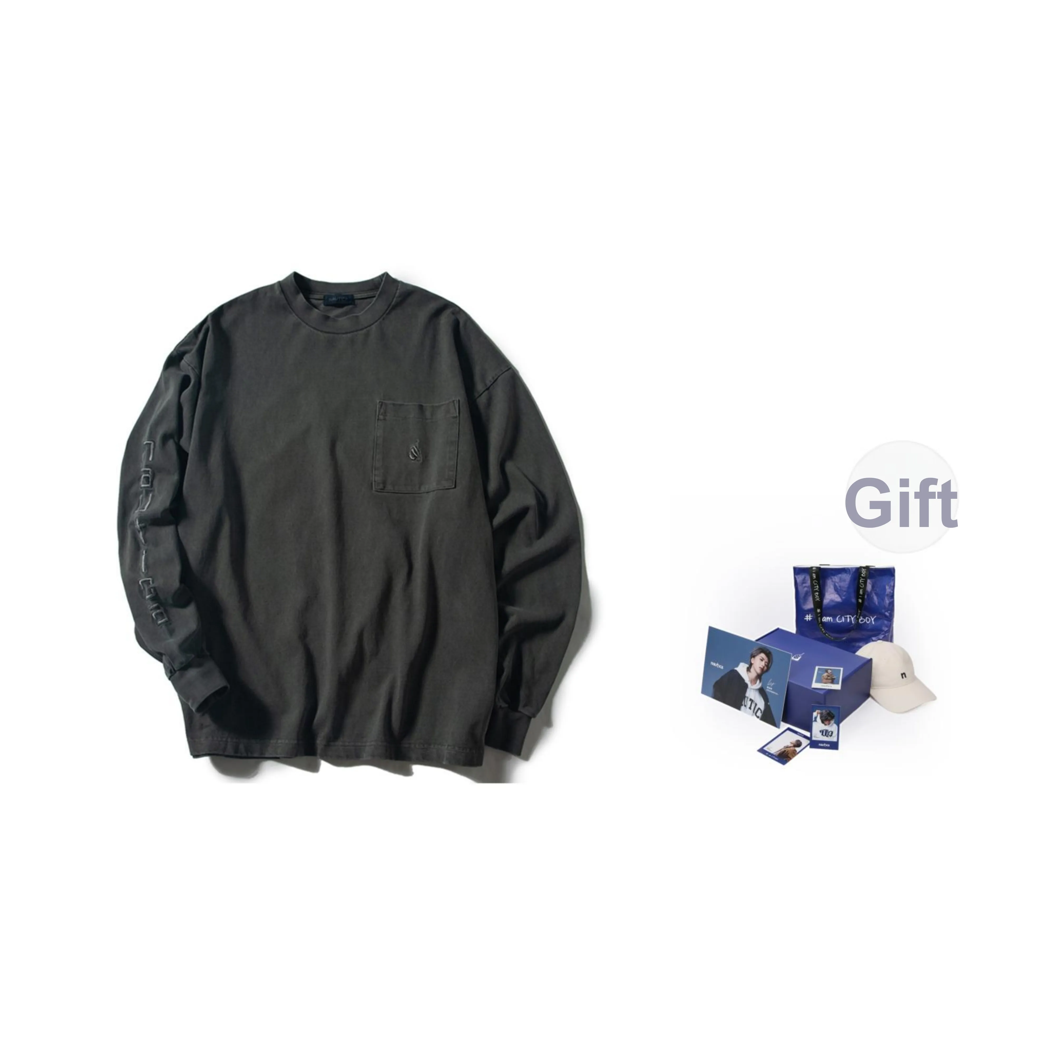 Nautica White Sail T-Shirt Унисекс