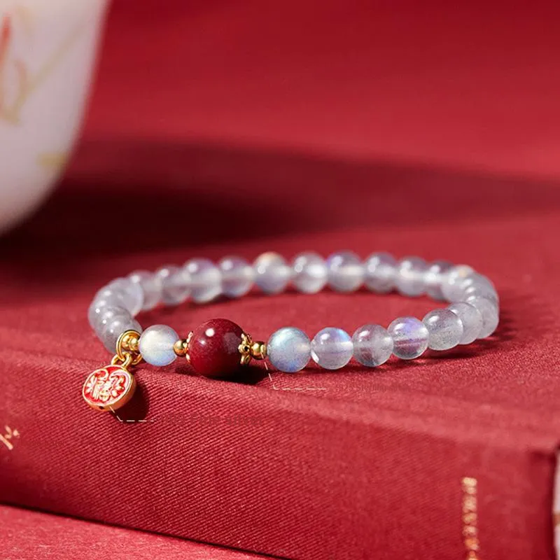 MAGICPOLE Reconstructed Cinnabar Bracelets Women's-4