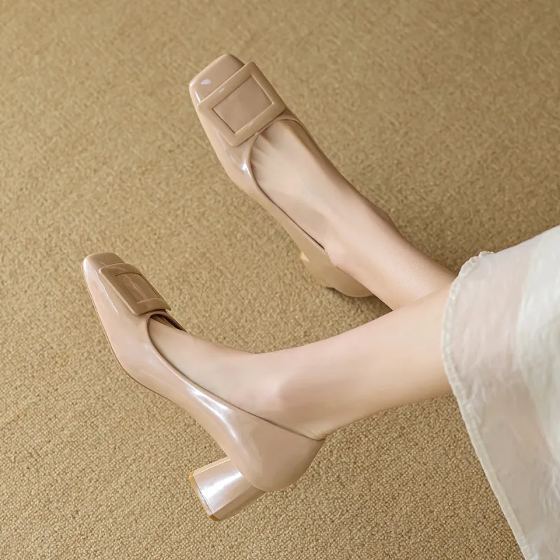 Zomila Chunky Heel High Heels 5cm Women's-21
