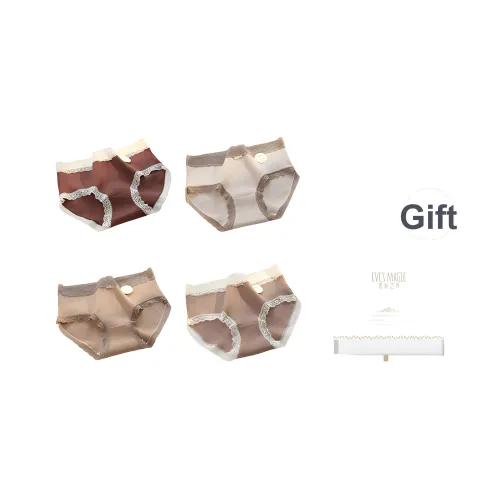 XIA.WA.ZHI.XIU Женское нижнее белье сумка для покупок 4 штуки