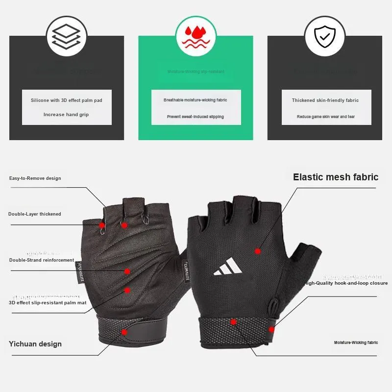 Adidas Weightlifting Belts / Gym Gloves-4