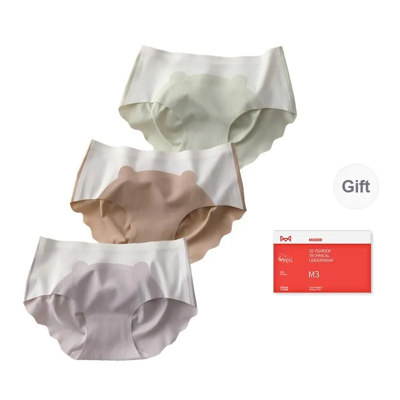 MIIOW Underpants Women's Shopping Bag 3 Pack-2