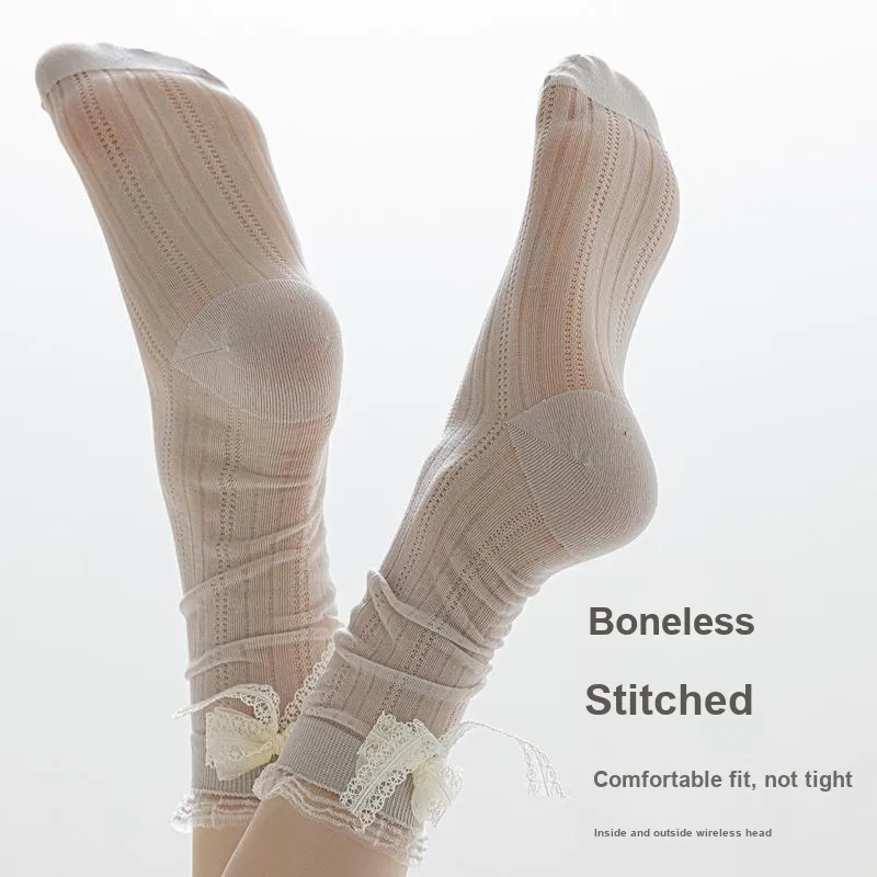JIAZINI Mid-Calf Socks Women's Combo Set-18