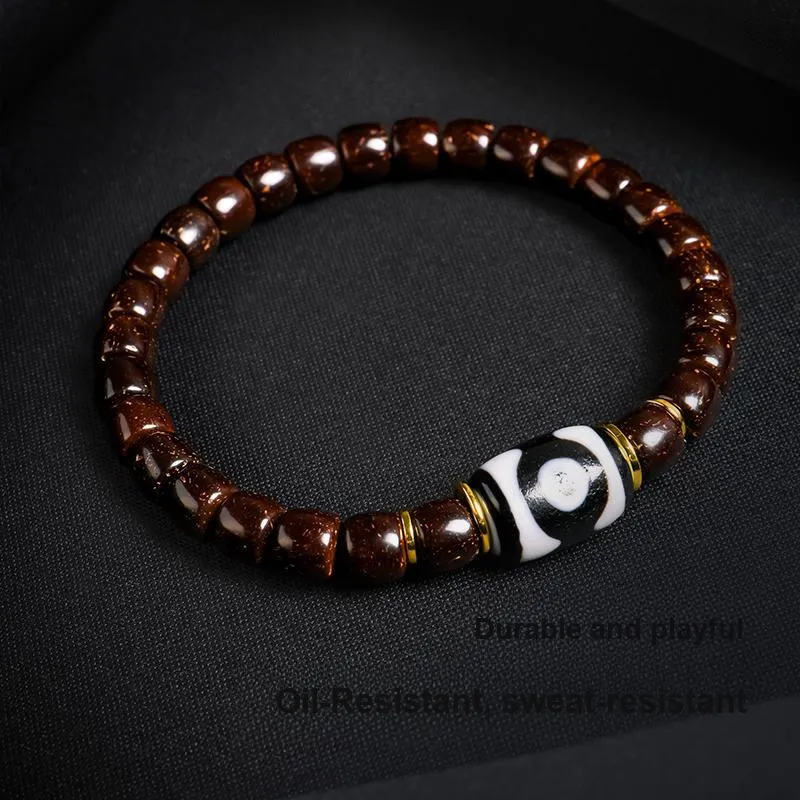 MUSHENGYUAN Coconut Shell Beads Bracelets Men's-4