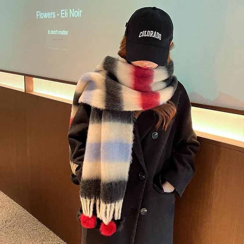 EEEENO Knit Scarves Women's-5
