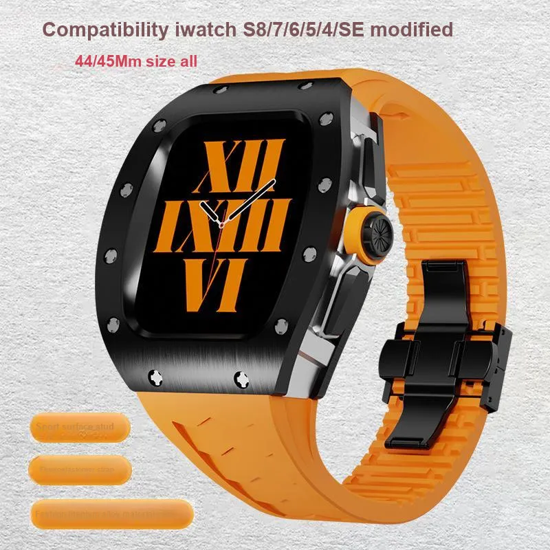 Vobafe Watch Band Apple Compatibility Titanium Alloy Material-2