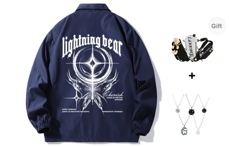 LIGHTNING BEAR Jackets Coats Unisex-25