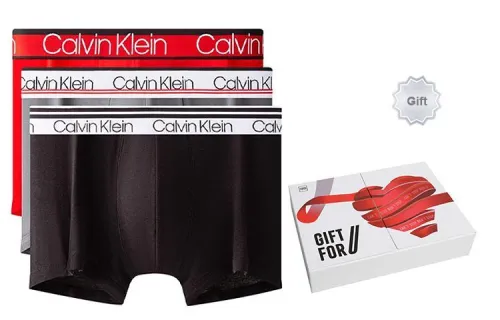 CK/Calvin Klein Underpants Men's 3-Pack Box Combo Set
