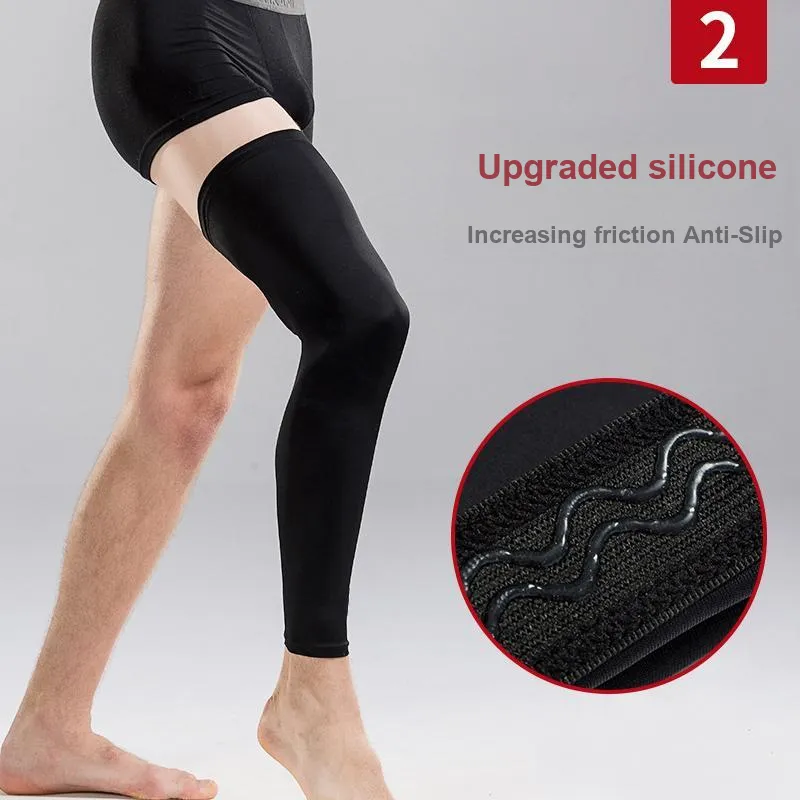 NAILEKESI Running Mountaineering Basketball Unisex Silicone Knee Pads-3