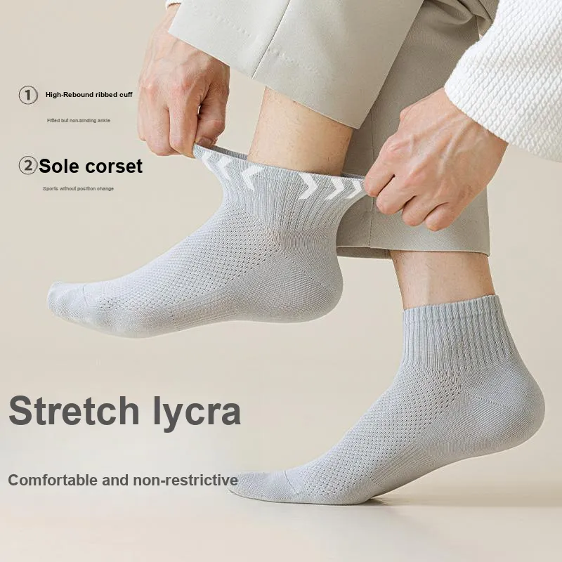 Lan Miao Ankle Socks Men's 6 Pack-6