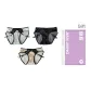 [3 Pack]Milk White+Black+Light Pink
