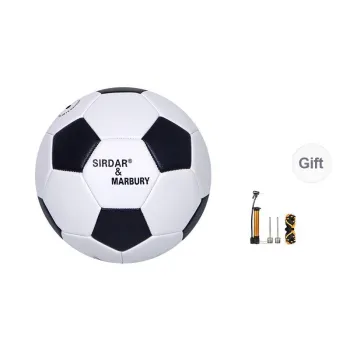 SIRDAR Size 4 5 Size Soccer PVC Machine Stitched Soccer Ball Unisex Black White